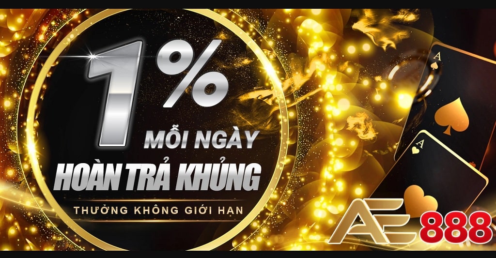 AE888 cung cấp nhiều khuyến mãi khủng cho người chơi dưới nhiều hình thức khác nhau.